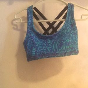 Girls reversible sports bra